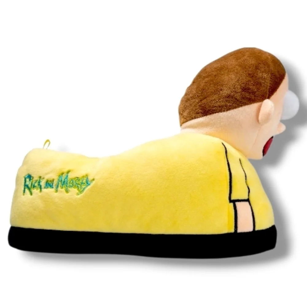 NEW Rick And Morty Slippers Adult Swim 3D Plush 9 10 NWT “Wubba Lubba Dub Dub!”